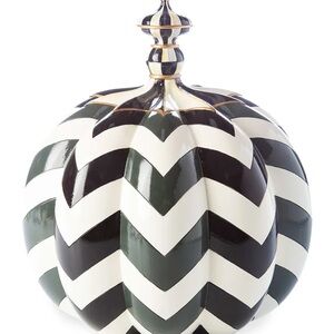 New 🎃 Mackenzie Childs courtly chevron pumpkin